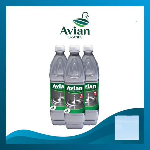 Thinner / Tiner / Pengencer cat Avian Thinner B Asli Kemasan Botol 1 Liter