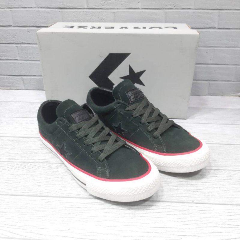 RESTOCK converse one star pro green army