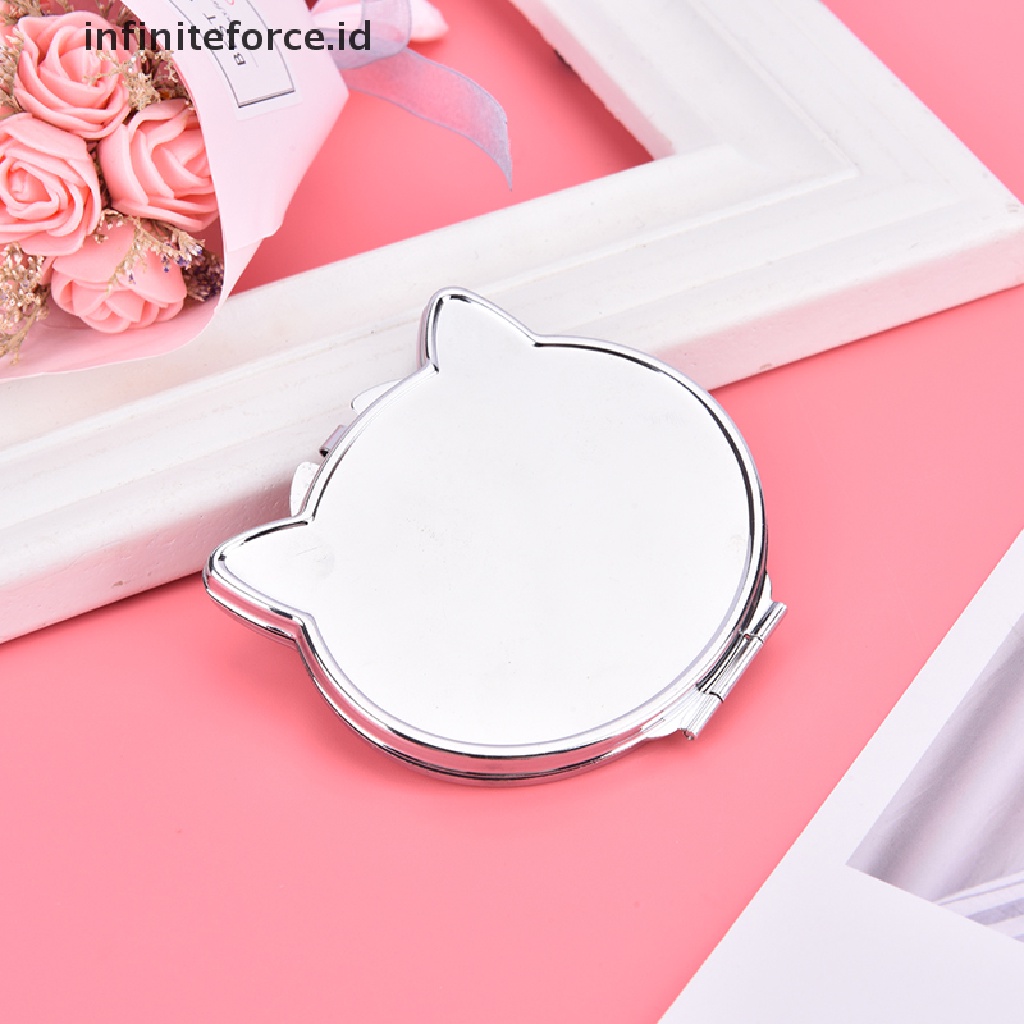 (Infiniteforce.Id) Cermin Makeup Compact Dengan Kaca Pembesar Untuk Travel