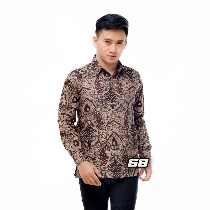 BATIK PRIA LENGAN PANJANG BAJU BATK BATIK PEKALONGAN MODEL TERBARU