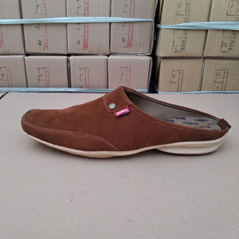 Sepatu Slop Pria - Sepatu Slip-On Pria - Sandal Slop Pria - Sepatu Selop Pria - Sepatu Casual - Sepatu Santai
