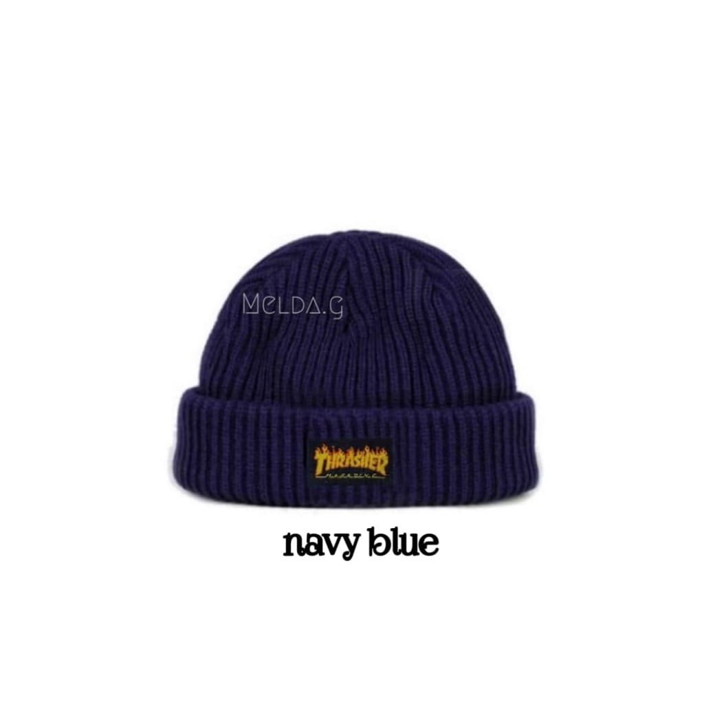 Promo BANTING HARGA!!!! COD-Topi Kupluk Pria wanita Beanie Hat Trasher Distro Trendy Masa Kini Harga Terjangkau