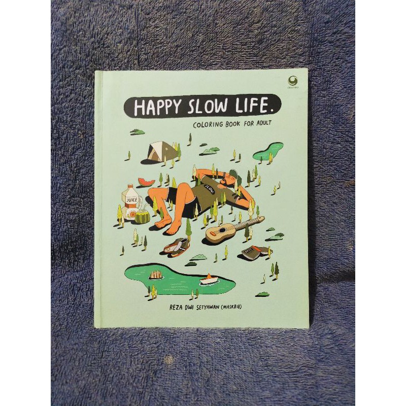 Download Happy Slow Life Coloring Book For Adult Shopee Indonesia