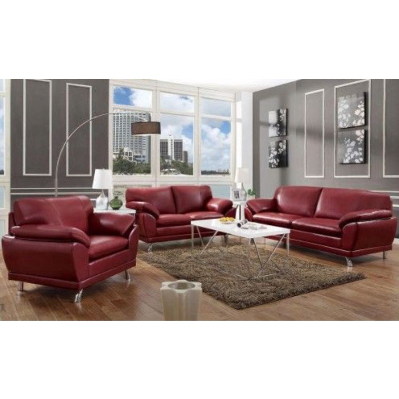 Sofa ruang tamu 221 bahan kulit