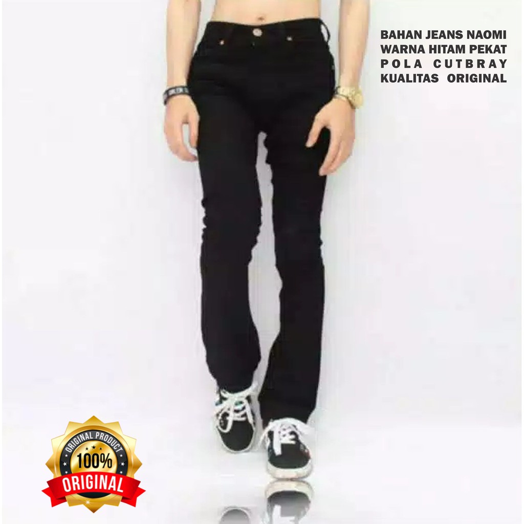 Celana jeans denim pria cutbray original forward