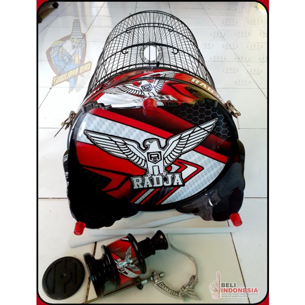 KANDANG LOVEBIRD TEBOK PVC PREMIUM FULLSET MOTIF PILIH SUKA SUKA | SANGKAR TRUCUKUAN KOLIBRI | Repl 