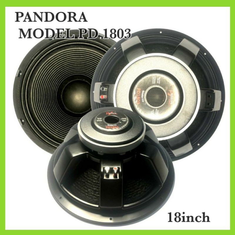 Speaker Component 18 Inch PANDORA Kualitas Audio Professional