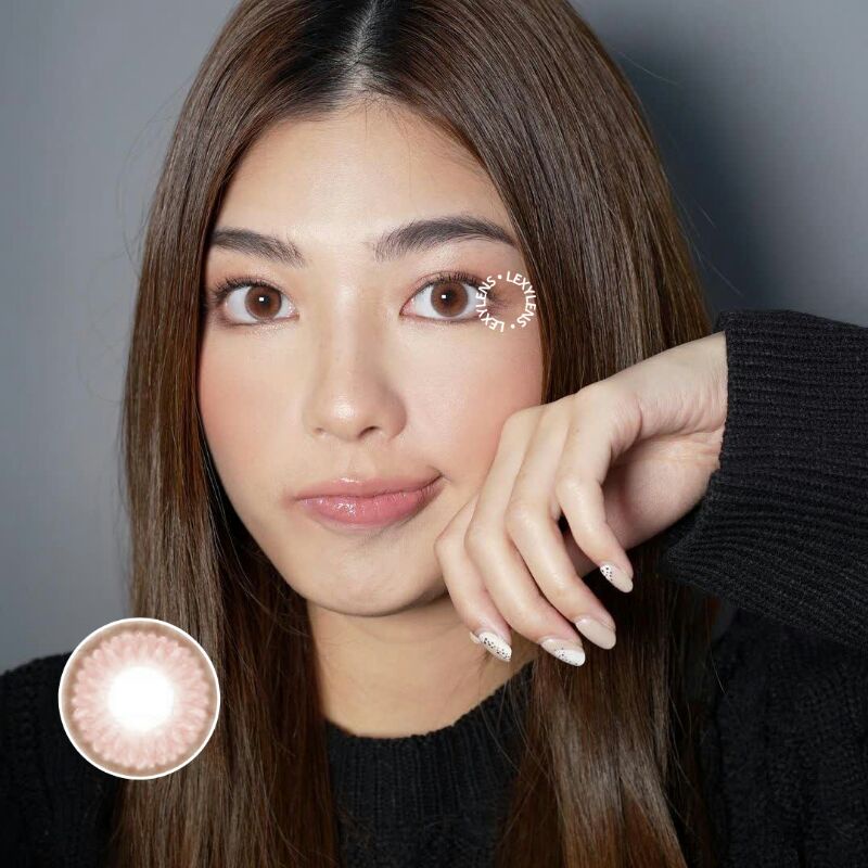 LEXYLENS - ROSE PINK / DIA 14.2MM / NORMAL SD -10.00 / SOFTLENS MINUS / SOFTLENS EOS / SOFTLENS EOS 