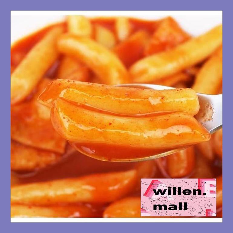 

Wil4Sbu Topokki Rice Cake 300 Gram + Sauce Tokpoki 300 Gram - Original Bud0Elw