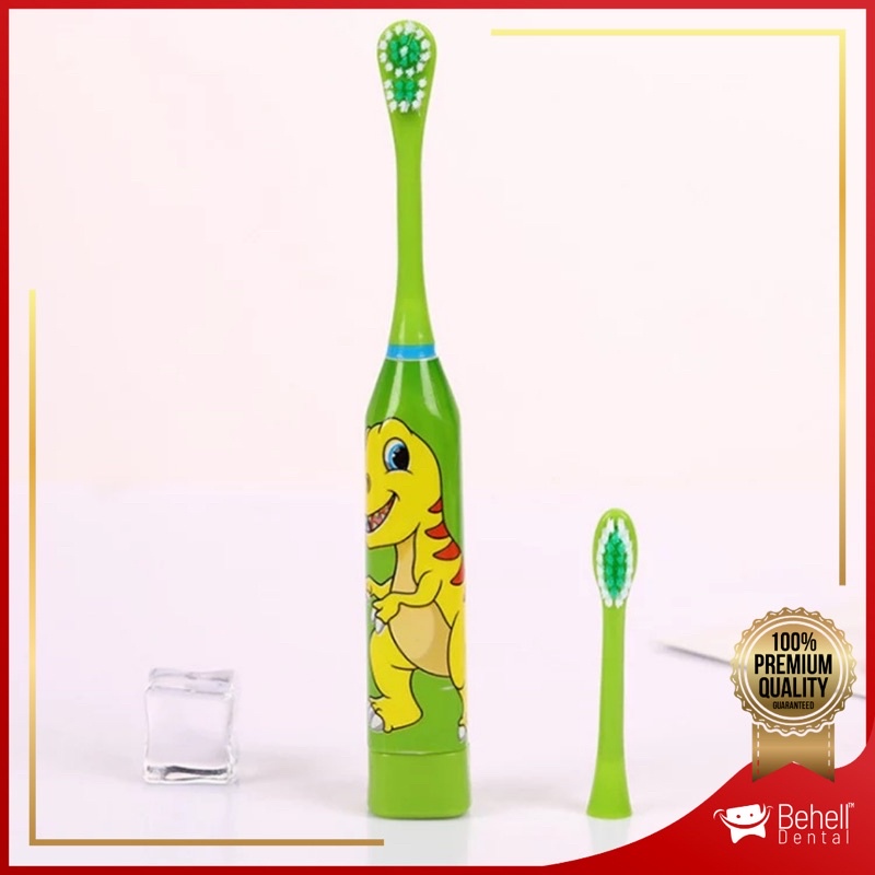 SIKAT GIGI ELEKTRIK ANAK - Motif Kartun Karakter - Children Electric Tooth Brush Behel Behelldental