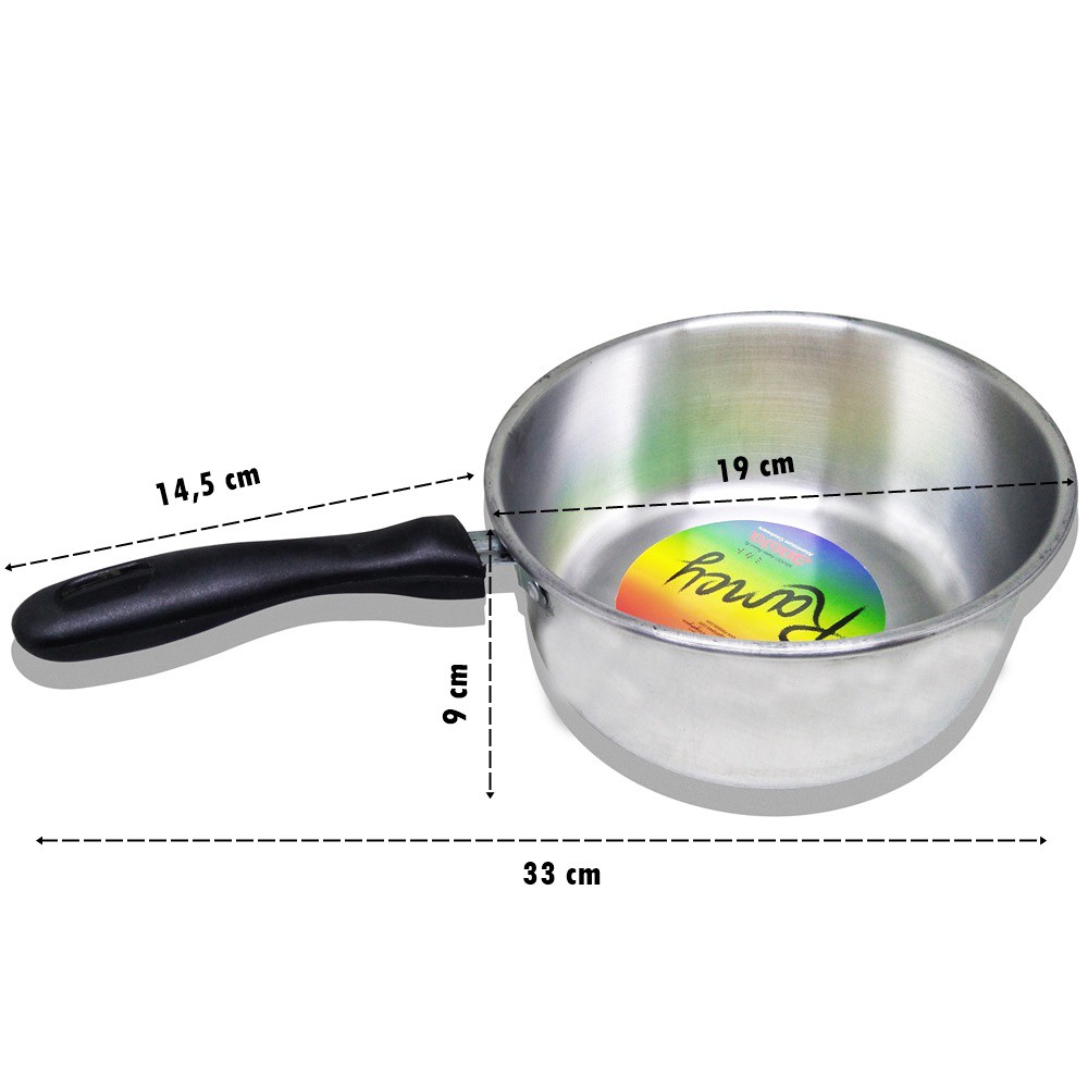 Maspion Panci Aluminium Ramey 18 cm Kilap