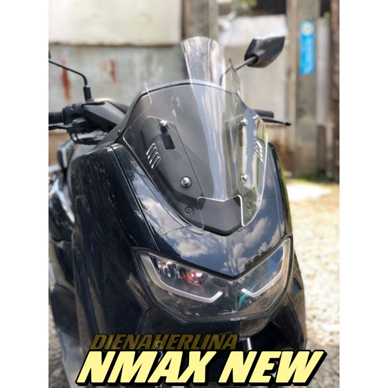 WINDSHIELD TDR V2 MINI SIRIP NMAX NEW VISOR TDR V2 MINI SIRIP NMAX NEW TEBAL 4 MILI