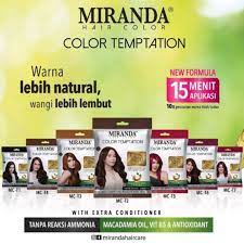 [ GROSIR ] Miranda Hair Color Temptation Sachet 20ml