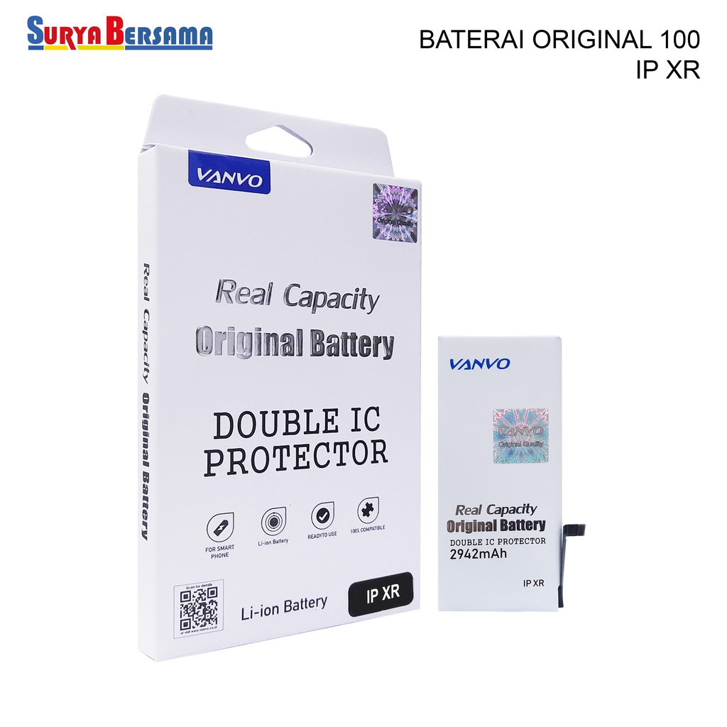BATERAI VANVO BATERAI ORI 100 IPHONE XR