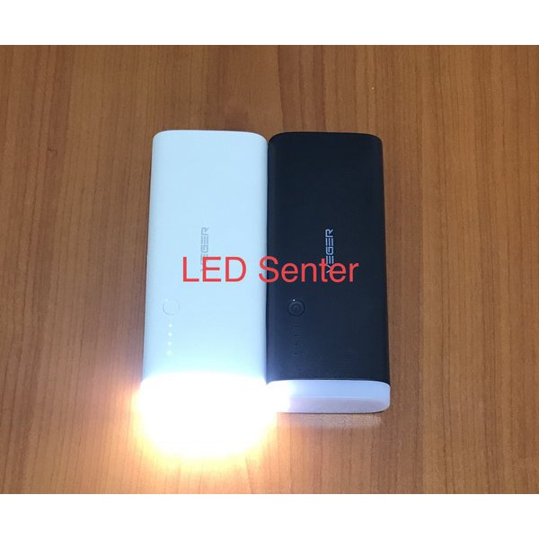 Power Bank Powerbank VEGER 13000mAh V90 LED Senter 3 Port USB Output Garansi 1 Tahun