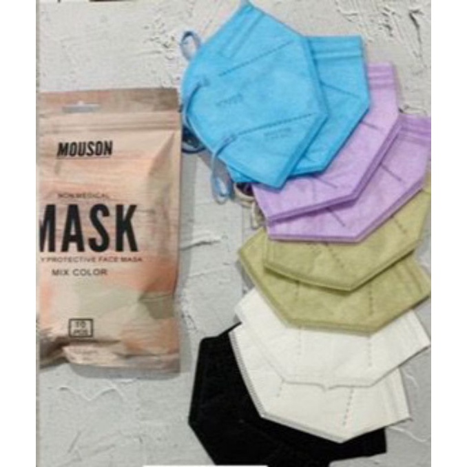 Mouson Mask Mix 10 pcs | Masker mouson mix 10 pcs