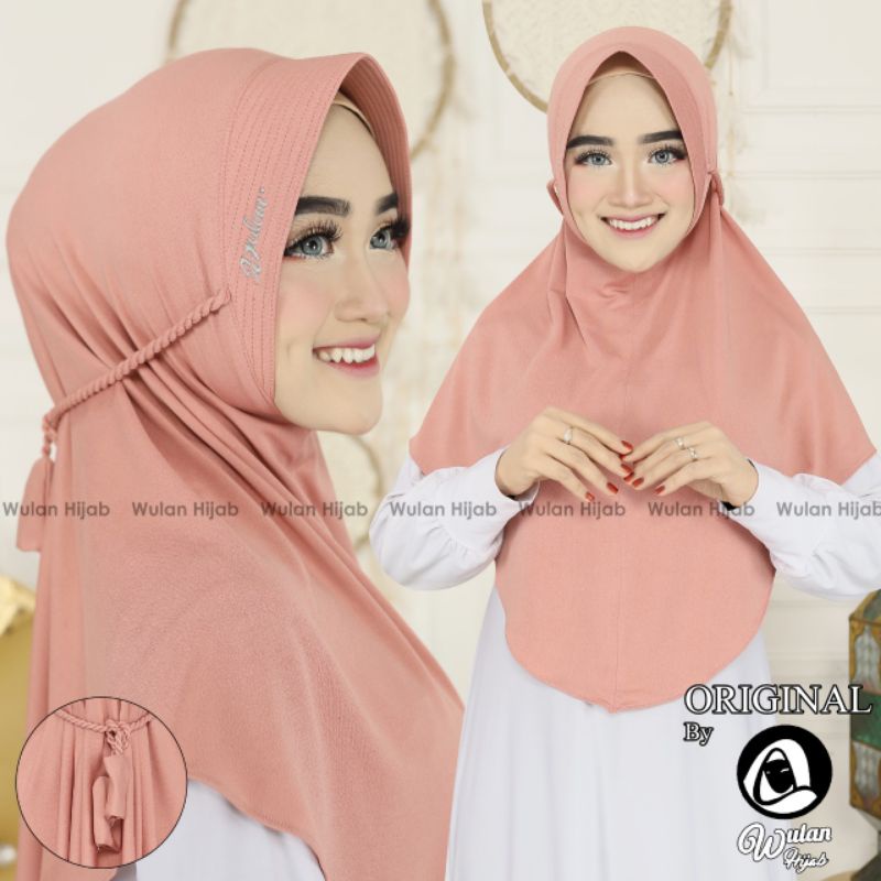 kerudung bergo tali tambang belakang-jilbab dewasa