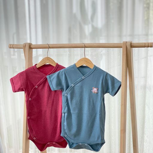 Cocopop Baby - Coco Kimono Baby Jumper ( 0 6 Bulan / 6 12 Bulan / 12 18 Bulan / 1 Tahun ) Baju Tidur Piyama Bayi Polos Kaos Katun Bayi Perempuan Laki Laki Cotton Baru Lahir Newborn