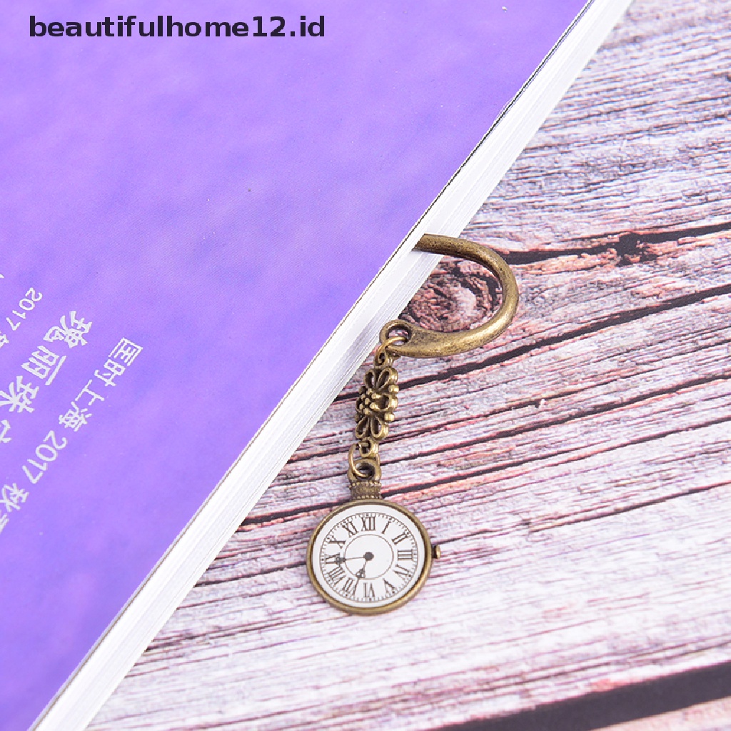 【beautifulhome12.id】 retro vintage metal alloy bronze bookmark document book mark label diy for gift .