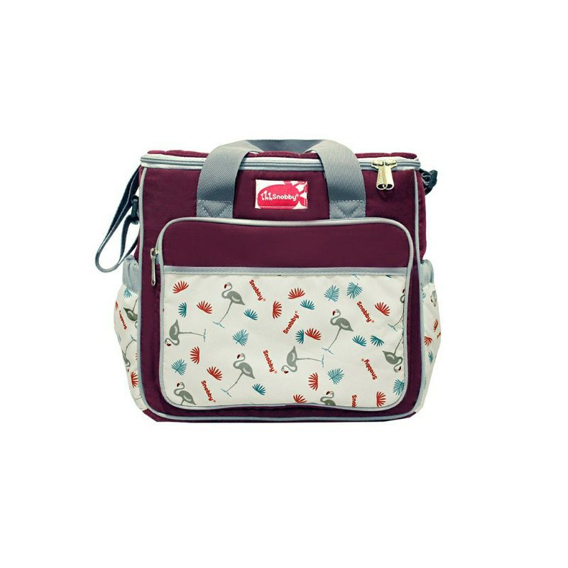 Snobby Tas Bayi Kecil Flamingo Series Aplikasi Saku Print TPT5271