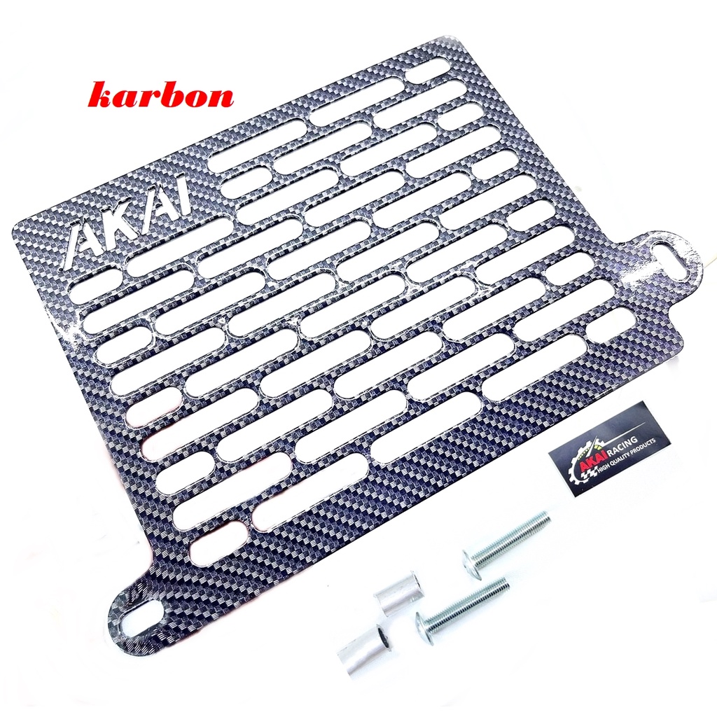 COVER TUTUP RADIATOR NMAX NEW-NMAX OLD-LEXI-AEROX NEW-AEROX OLD AKAI RACING TUTUP RADIATOR YAMAHA MATIC