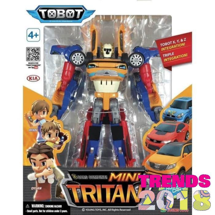HHo000t TOBOT MINI TRITAN XYZ 3 MOBIL GABUNG - TOBOT TRITAN Terb4ruuu