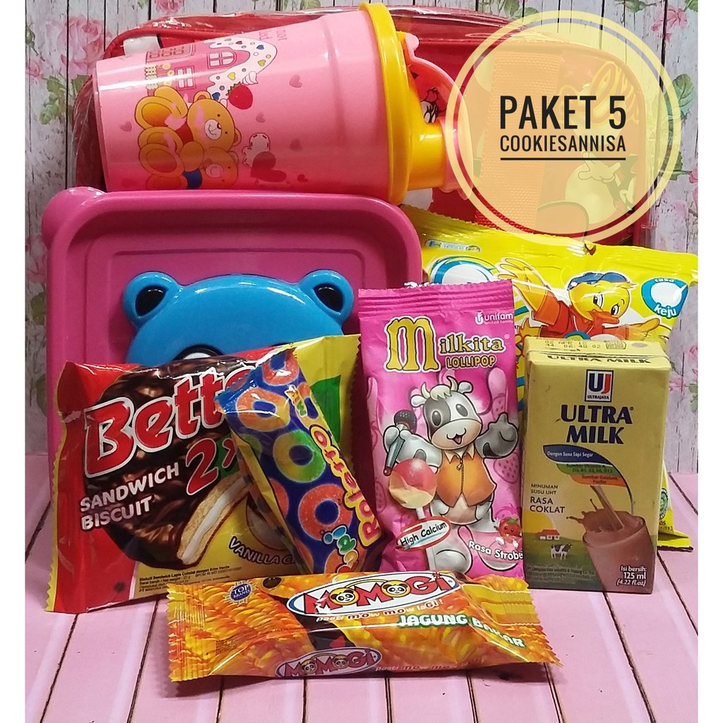 

Parcel Souvenir Tas Ulang Tahun Anak / Goodie Bag Snack Ultah