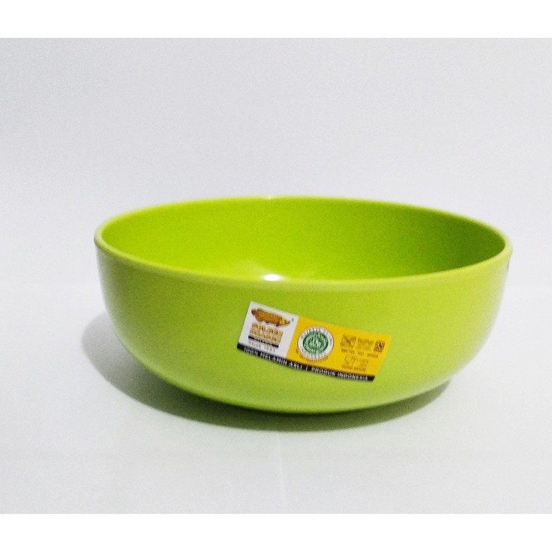 Mangkok Ceper 7" W1107 Melamine | Mangkok Bakso Mie Ayam Golden Dragon