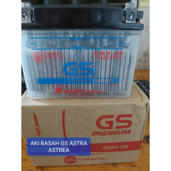 TERMURAH AKI BASAH GS ASTRA ASTREA ORI
