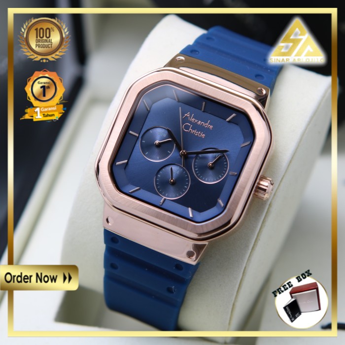 JAM ALEXANDER CHRISTIE ALEXANDRE CHRISTIE WANITA CEWEK JAM TANGAN ORIGINAL ORI BRANDED AC 4228