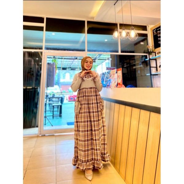 DRESS zella dress gamis daily gamis murah