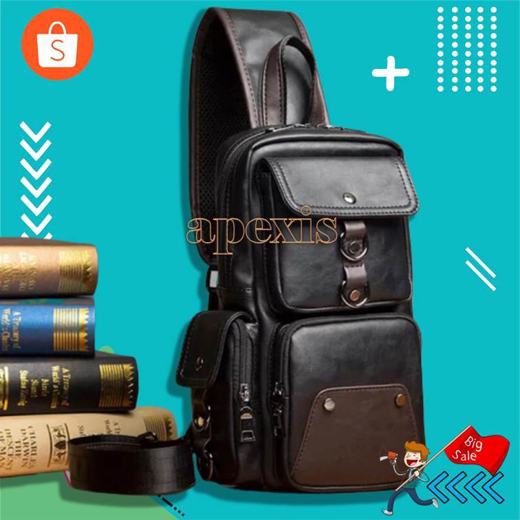 Polo Trands//Import/Branded/Shoulder Bag/Bahu/Tas Selempang/Pria Dada Slempang Murah