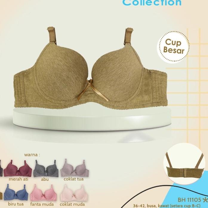 ™ Bra BH Sorex 11105 Kawat Cup C UK 34-40 ☈