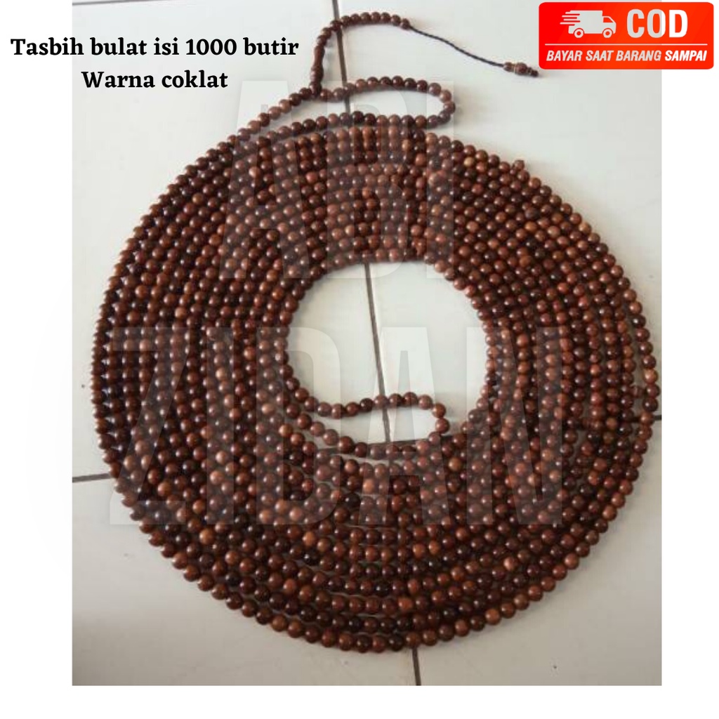 tasbih kaokah kokkah kaukah kaoka kokka koka asli original model bulat isi 1000 butir