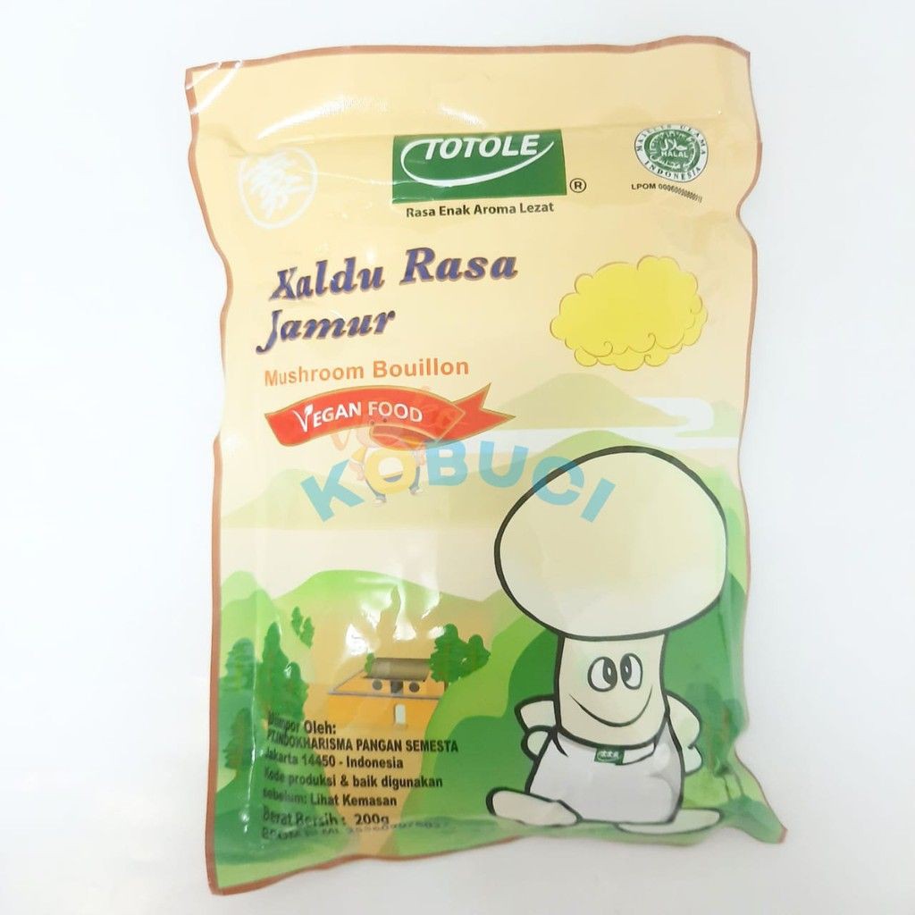 

[SUSE] Totole Kaldu Jamur 200 gr Vegan Halal