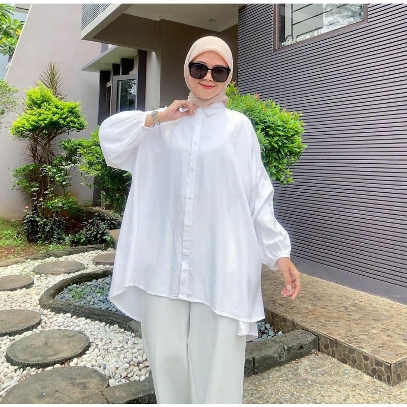 HANA BLOUSE OVERSIZE RAYON