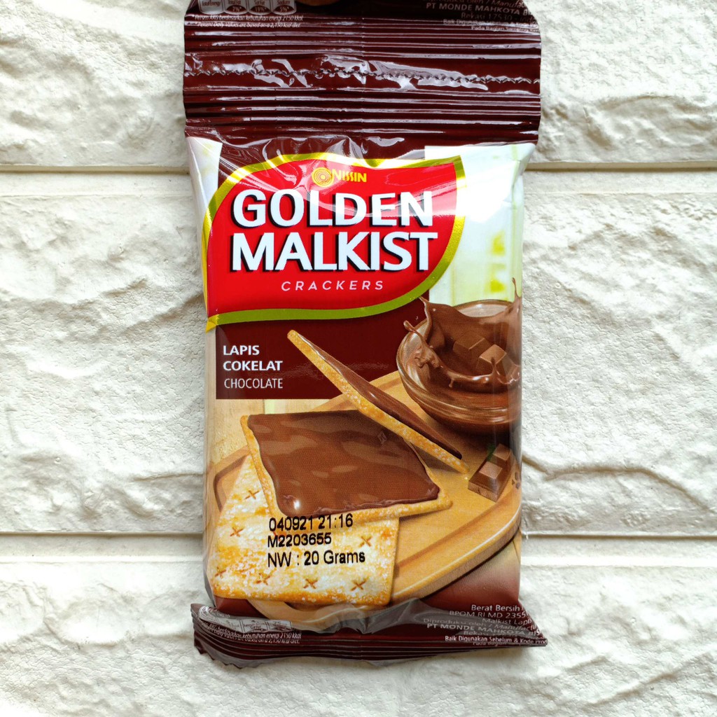 

Nissin Golden Malkist Crackers Sachet 20gr Lapis Coklat Cokelat Biskuit Kue Cemilan Snack Makanan 20