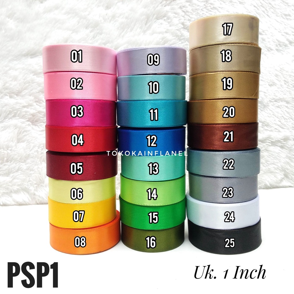 

PSP1 Pita Satin Polos 1 Inch Per Roll