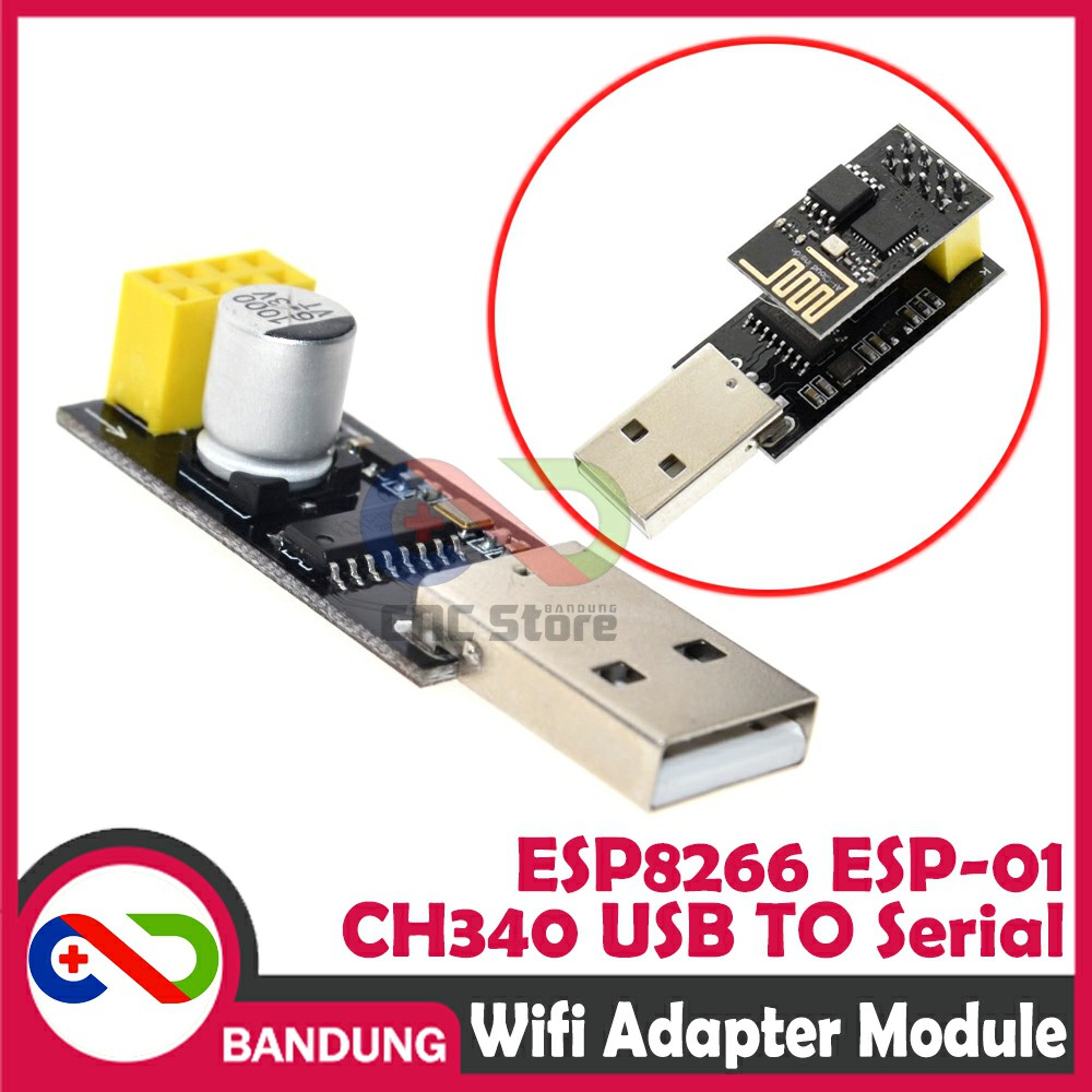 CH340 USB TO SERIAL ESP8266 ESP-01 WIFI ADAPTER MODULE