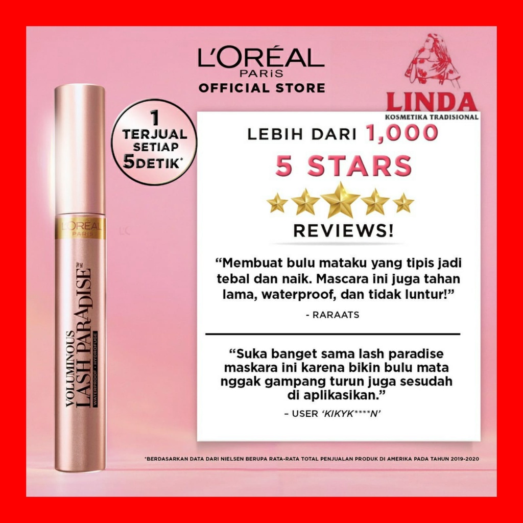 LOREAL MASCARA LASHPARADISE