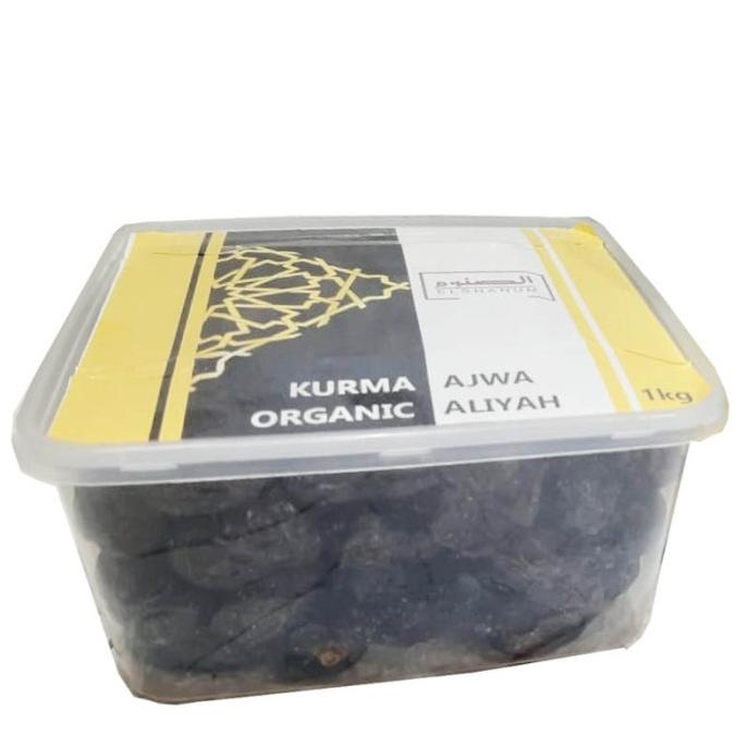 

TERLARIS Kurma Ajwa Aliyah Organic Jumbo 1kg - Kurma Ajwa Premium/KURMA 1KG/KURMA BARARI/KURMA RUTHOB/KURMA BAM/KURMA PALM FRUIT/KURMA TANGKAI/KURMA AZWA/KURMA SUKKARI/KURMA SAFAWI/KURMA TUNISIA/KURMA MUDA KUNING/KURMA MUDA HIJAU/KURMA MEDJOL/KURMA