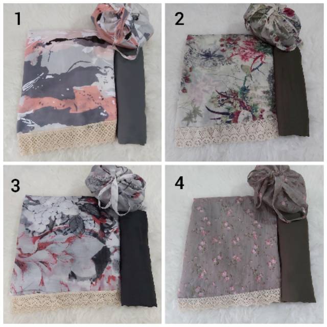 MUKENA KATUN SILKY MOTIF PREMIUM