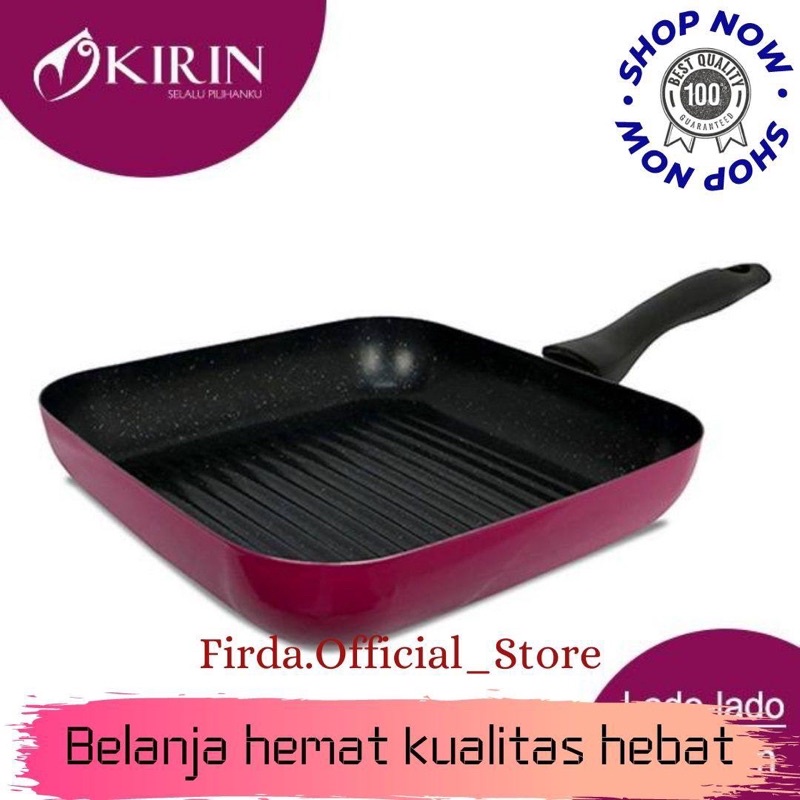 KIRIN GRILLED PAN| LADO-LADO | 26 | TEFLON CLASSIC | 1.9MM