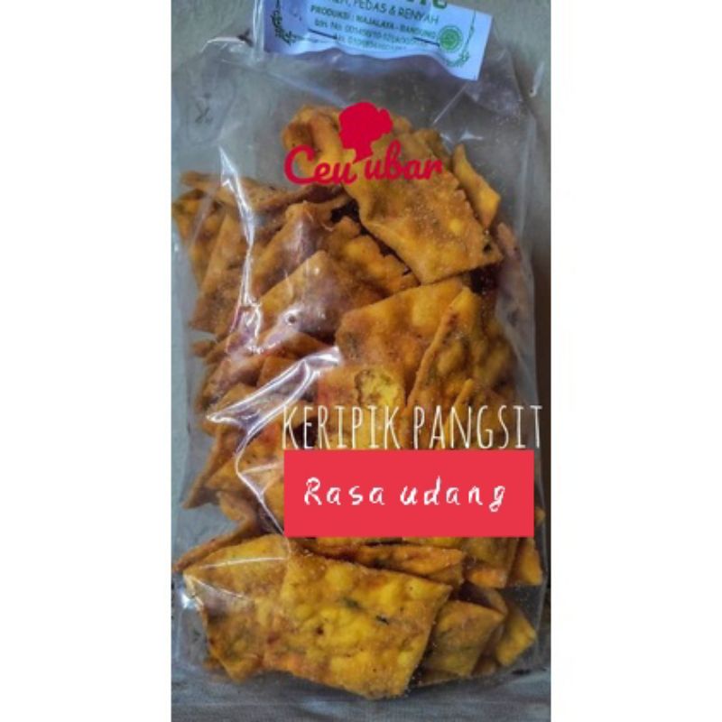 

keripik pangsit rasa udang 200gr cemilan Bandung