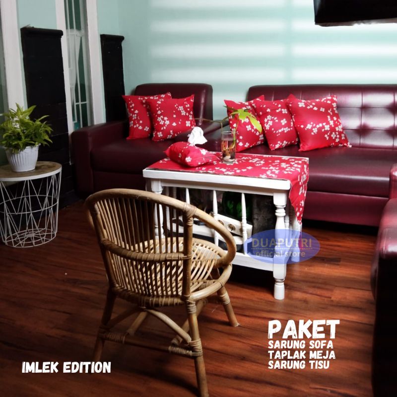Imlek Edition Table runner sarung bantal sofa tempat tisu