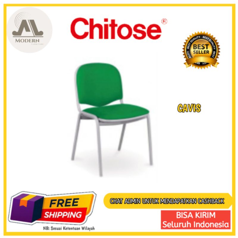TERMURAH kursi tumpuk / kursi serbaguna /kursi makan / kursi Resto terbaru Chitose Tipe Cavis