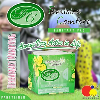 Avail pantyliner/avail hijau