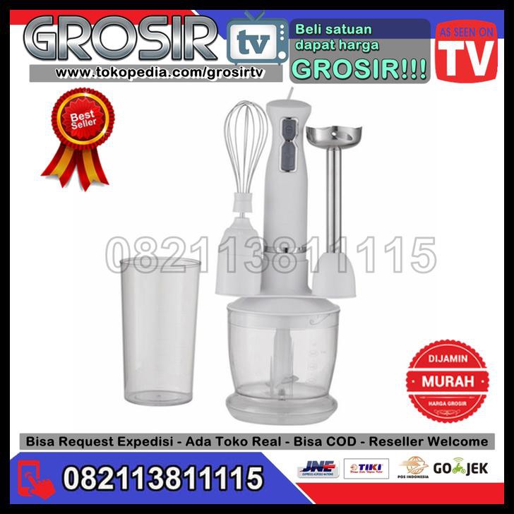 ALAT GILING BUMBU DAPUR IDEALIFE IL 215S - HAND BLENDER/MIXER/CHOPPER - IDEALIFE 215S