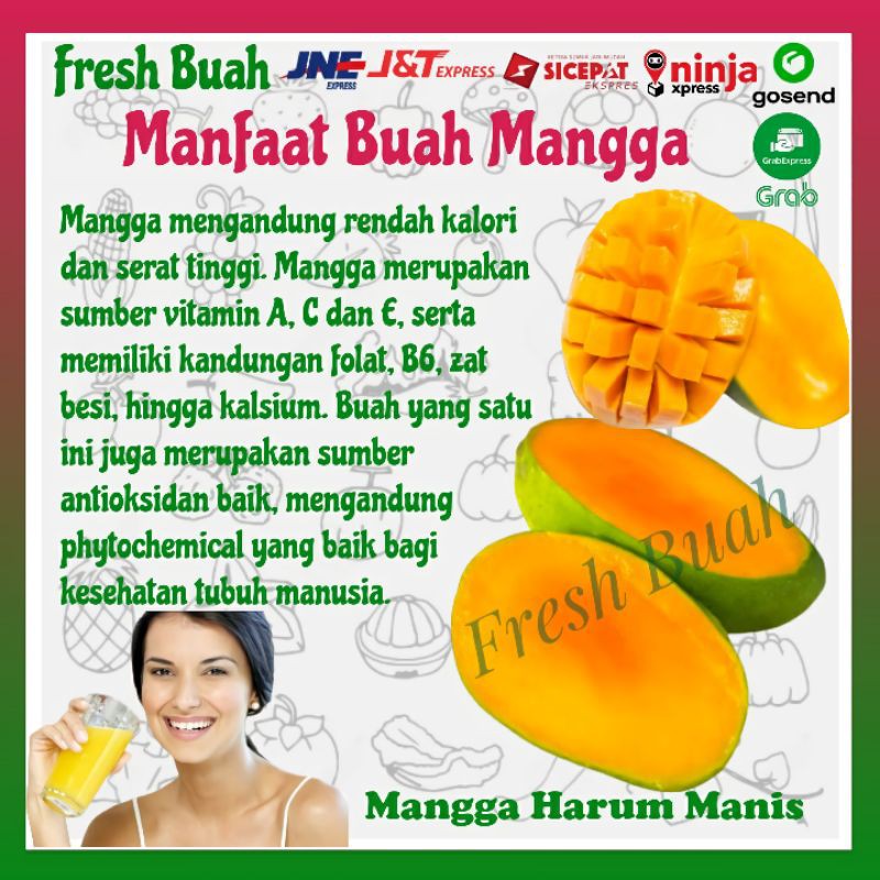 

BUAH MANGGA HARUM MANIS 1Kg MURAH SEGAR MANGGA HARUM MANIS BUAH MANGGA SEGAR MANIS BUAH SEHAR BUAHAN
