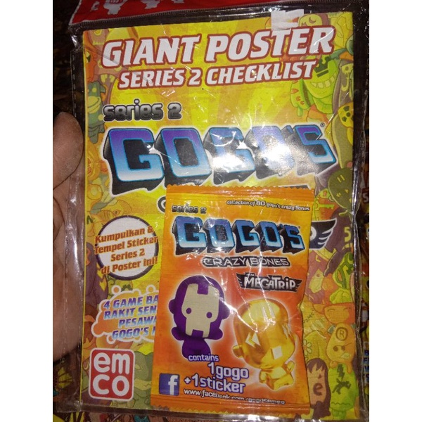 ACTION FIGURE GOGO'S CRAZY BONES SERI 2